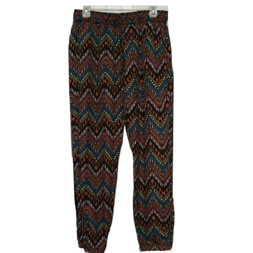 New Voll Multicolor Harem Style Pants sz Large